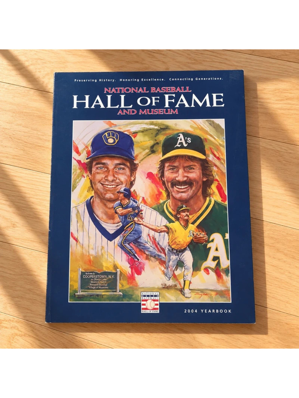 2004 Baseball Hall of Fame Yearbook Molitor Eckersley Cooperstown